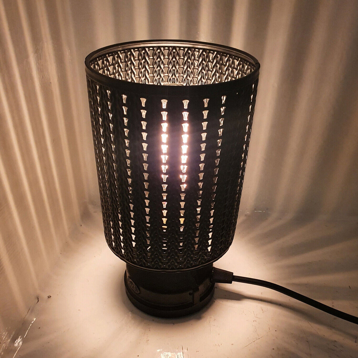 Steampunk Pipe Table Lamp Black – Cage, Shade or Lamp Only