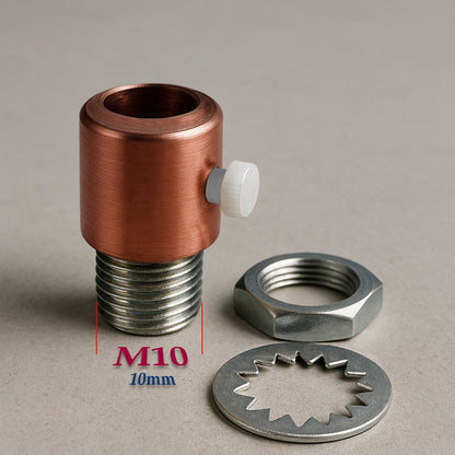 M10 Strain Relief Cord Grip with Nut & Washer – 8 Finishes - Copper, Standard, Pack of 5
