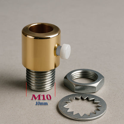 M10 Strain Relief Cord Grip with Nut & Washer – 8 Finishes - French Gold, Standard, Pack of 5