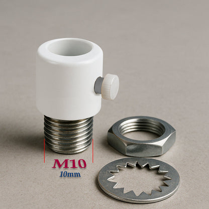 M10 Strain Relief Cord Grip with Nut & Washer – 8 Finishes - White, Standard, Pack of 5