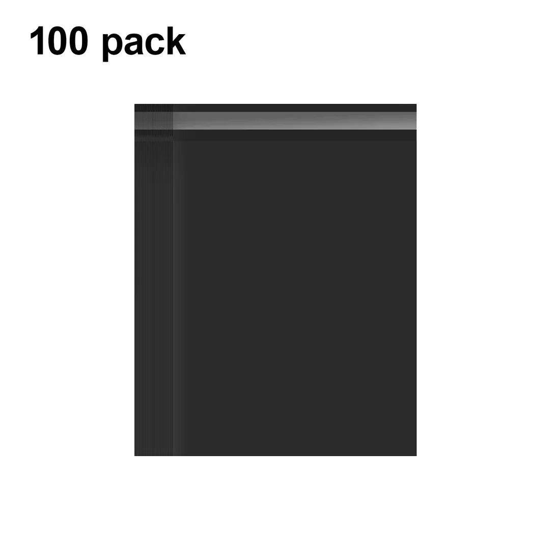 Black Mailing Bags 17 x 30 cm – Packs of 100 to 1000, Self-Seal - 17 x 30 cm, Pack of 100