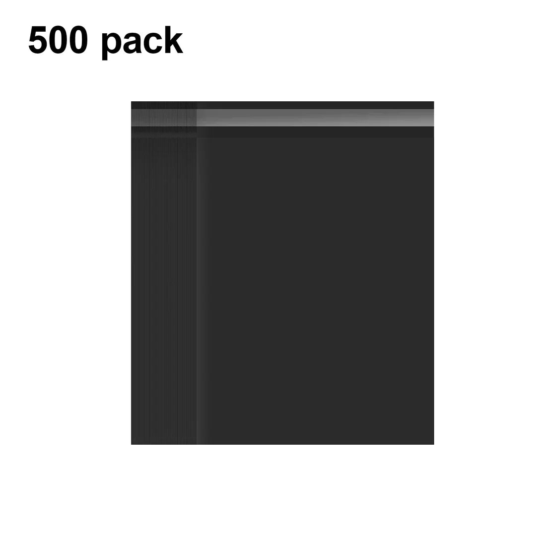 Black Mailing Bags 17 x 30 cm – Packs of 100 to 1000, Self-Seal - 17 x 30 cm, Pack of 500