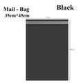 Black Mailing Bags 35 x 45 cm – Packs of 100 to 1000, Self-Seal - 35 x 45 cm, Pack of 100