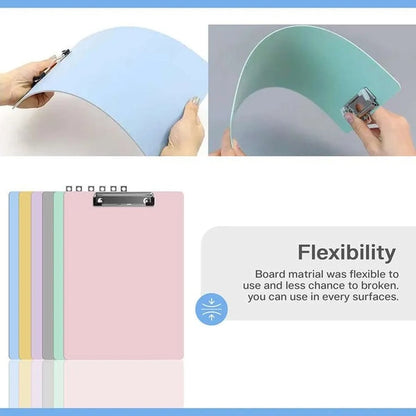 Strong Plastic Writing Clear Plastic Clipboard Folder Holds~1273