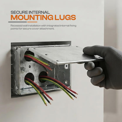 Surface Mount Junction Box – Iron & PVC - photo 3