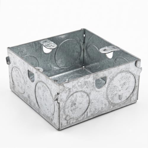 Surface Mount Junction Box – Iron & PVC - 35 mm Iron (3 x 3)