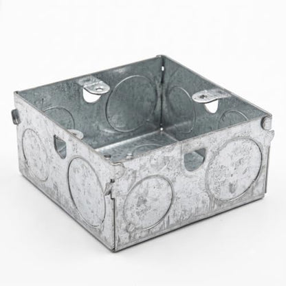 Surface Mount Junction Box – Iron & PVC - 35 mm Iron (3 x 3)
