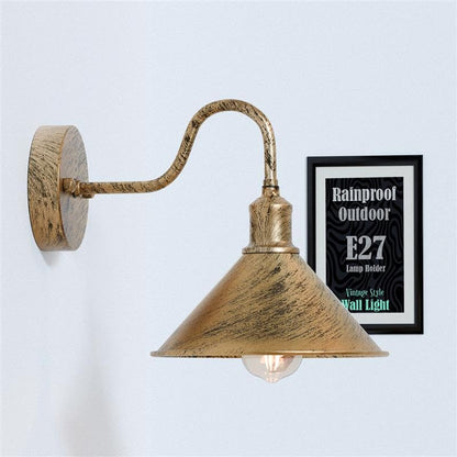 Swan Neck Wall Light with Shade – Black, Copper, Rose Gold, Satin Nickel, Brass - photo 68