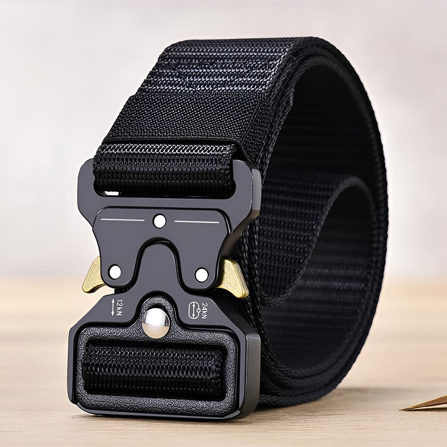 tactical belt uk with metal belt buckle