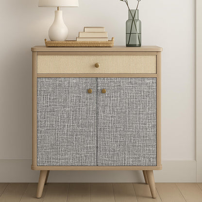 Self-Adhesive Linen Wallpaper – Light Grey, Textured, 50 cm x 2.8 m Roll - photo 6