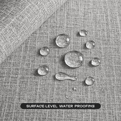 Self-Adhesive Linen Wallpaper – Light Grey, Textured, 50 cm x 2.8 m Roll - photo 9