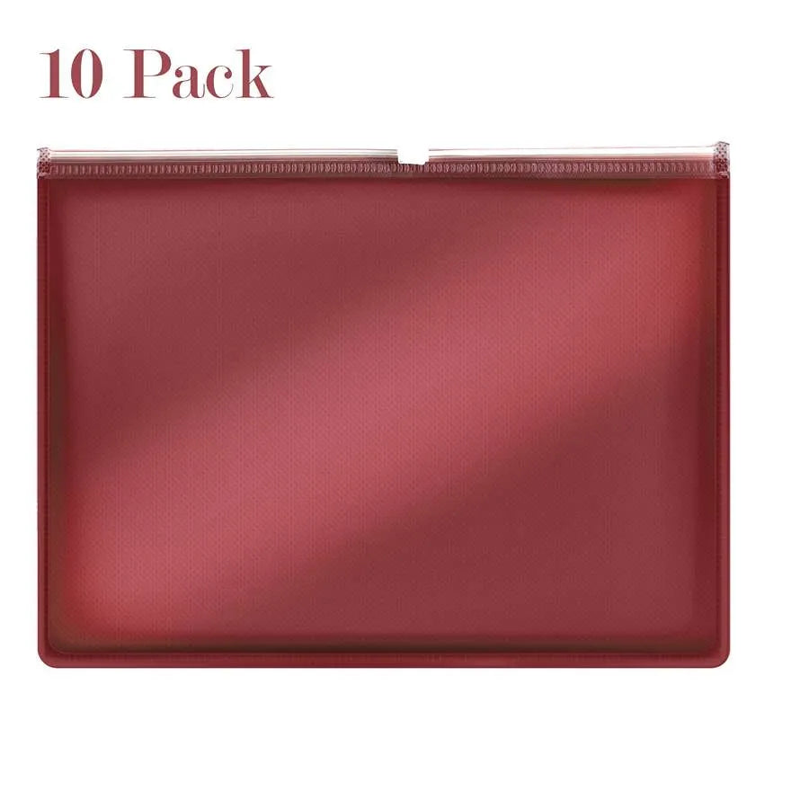 Zip Document Wallets – A4 or A5, Pack of 10 or 12, 6 Colours - photo 7