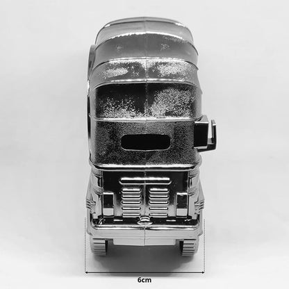Tuk-Tuk Alarm Clock – Auto Rickshaw Design, Chrome, Yellow or Brushed Brass - photo 3