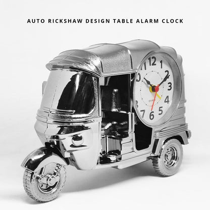 Tuk-Tuk Alarm Clock – Auto Rickshaw Design, Chrome, Yellow or Brushed Brass - photo 5