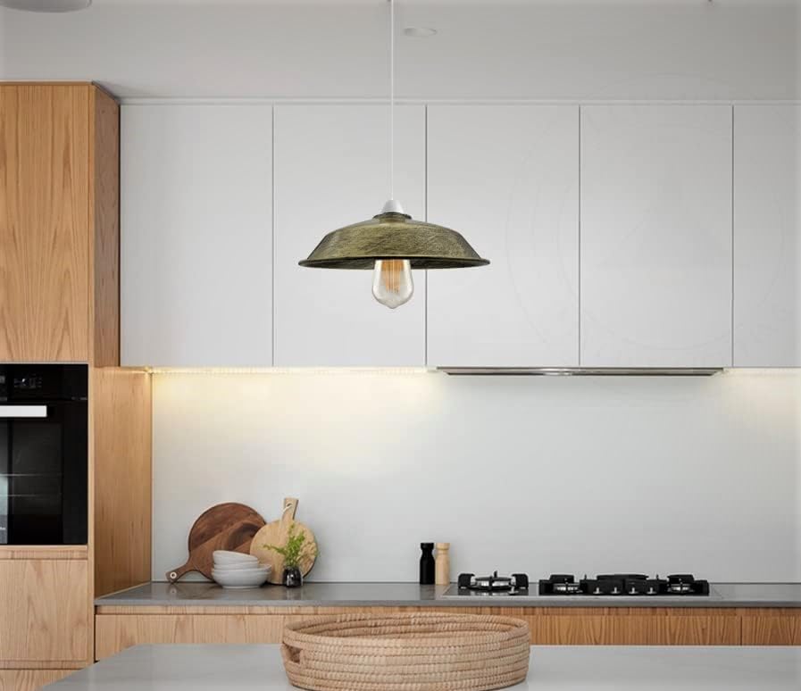Top Bowl Lamp Shade 26 cm – Easy Fit, 7 Finishes - photo 3