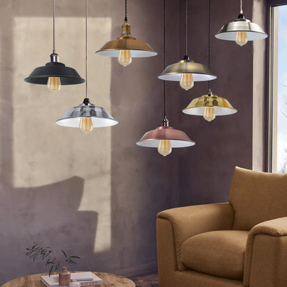 Top Bowl Lamp Shade 26 cm – Easy Fit, 7 Finishes - photo 7