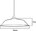 Top Bowl Lamp Shade 26 cm – Easy Fit, 7 Finishes