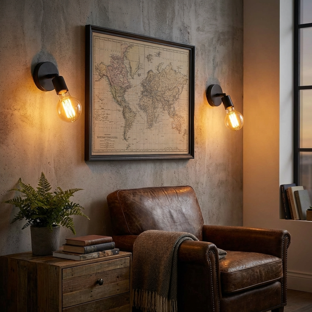 Adjustable Wall & Ceiling Spot Light – Black, E27, 180° Tilt - photo 4