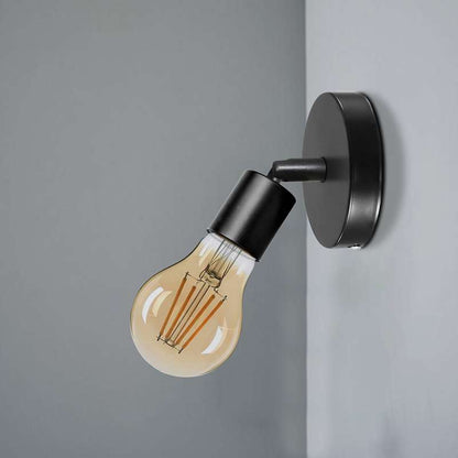 Adjustable Wall & Ceiling Spot Light – Black, E27, 180° Tilt - photo 5