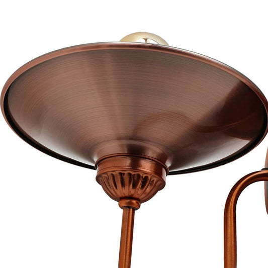 U-Bend Arm Wall Light Copper with Shade – E27 - photo 2