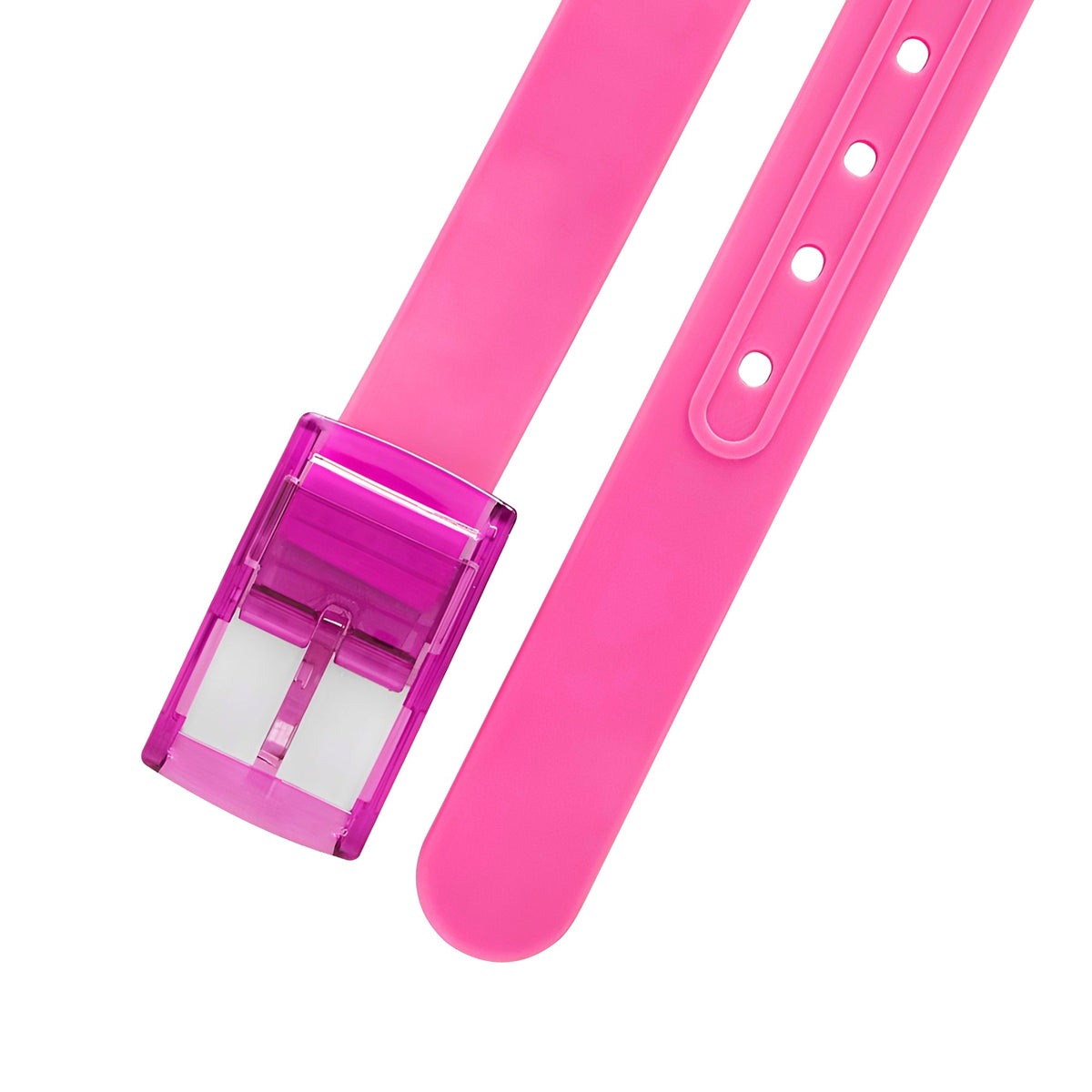 Silicone Stretch Belt – Cut to Fit, Blue, Green, Orange, Pink or White - photo 4