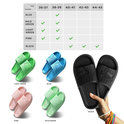 EVA Sliders, Pack of 3 Pairs – Non-Slip Sole, 5 Colours, EU 36 to 41 - photo 5