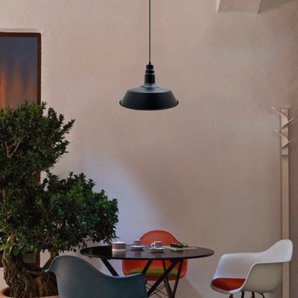 Barn Pendant Light – 36 cm Big Top Shade, E27, 6 Finishes - photo 14