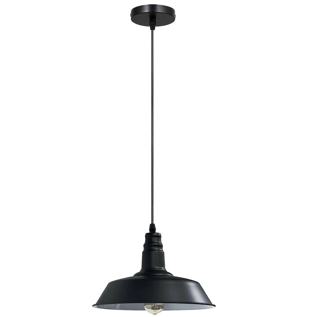 Barn Pendant Light – 36 cm Big Top Shade, E27, 6 Finishes - photo 23