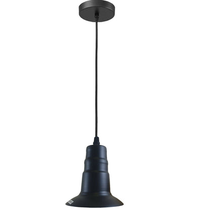 Barn Pendant Light – 36 cm Big Top Shade, E27, 6 Finishes - Black, No Shade, Without Bulb