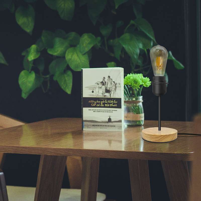 Vintage Black Table Lamp with On/Off Switch E27 - photo 4
