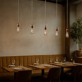 Vintage Pendant Light Fitting – Copper or Brass, Braided Cable, E27