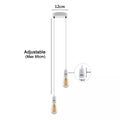 2 Light Cluster Pendant – White, 12 cm Rose, E27, Staggered - White, No Shade, ST64 Bulb
