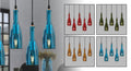 3-Light Pendant – Wine Bottle, Crystal or Wire Cage Shades, E27