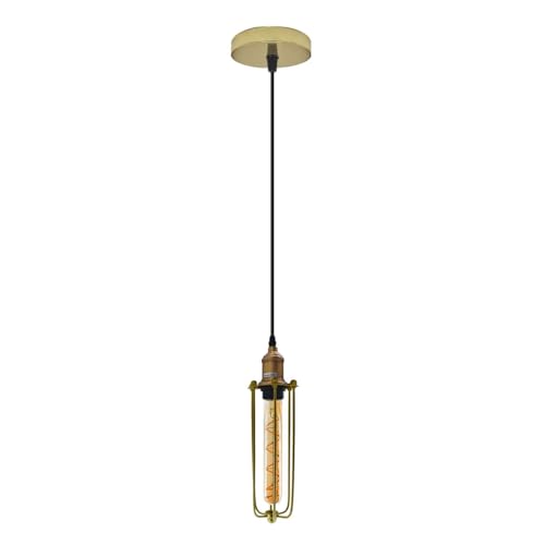 Retro Metal Pendant Light – Curvy, Gloss or Cone Shade, 3 Finishes - photo 20
