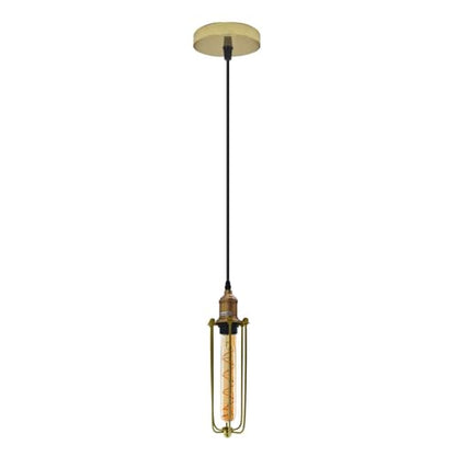 Retro Metal Pendant Light – Curvy, Gloss or Cone Shade, 3 Finishes - photo 20