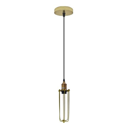 Retro Metal Pendant Light – Curvy, Gloss or Cone Shade, 3 Finishes - photo 18