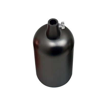 Bullet E27 Lamp Holder – Polished Metal, 9 Finishes - Shiny Black, Standard, Single