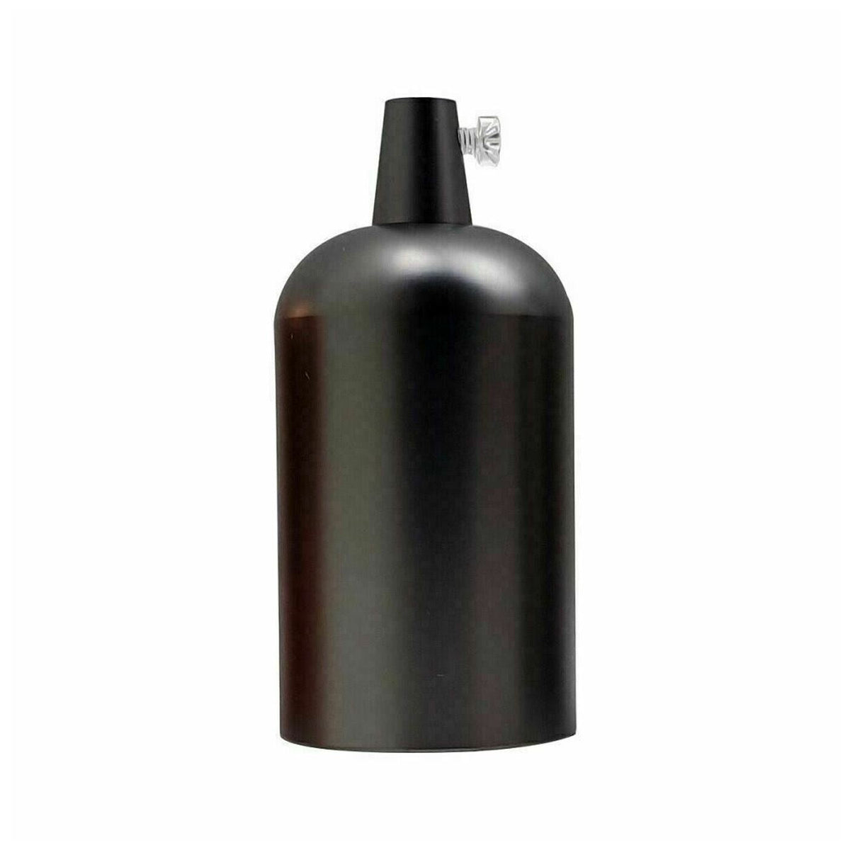 Bullet E27 Lamp Holder – Polished Metal, 9 Finishes - Black, Standard, Single