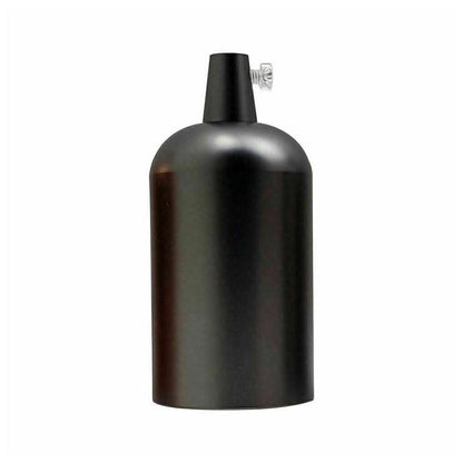 Bullet E27 Lamp Holder – Polished Metal, 9 Finishes - Black, Standard, Single