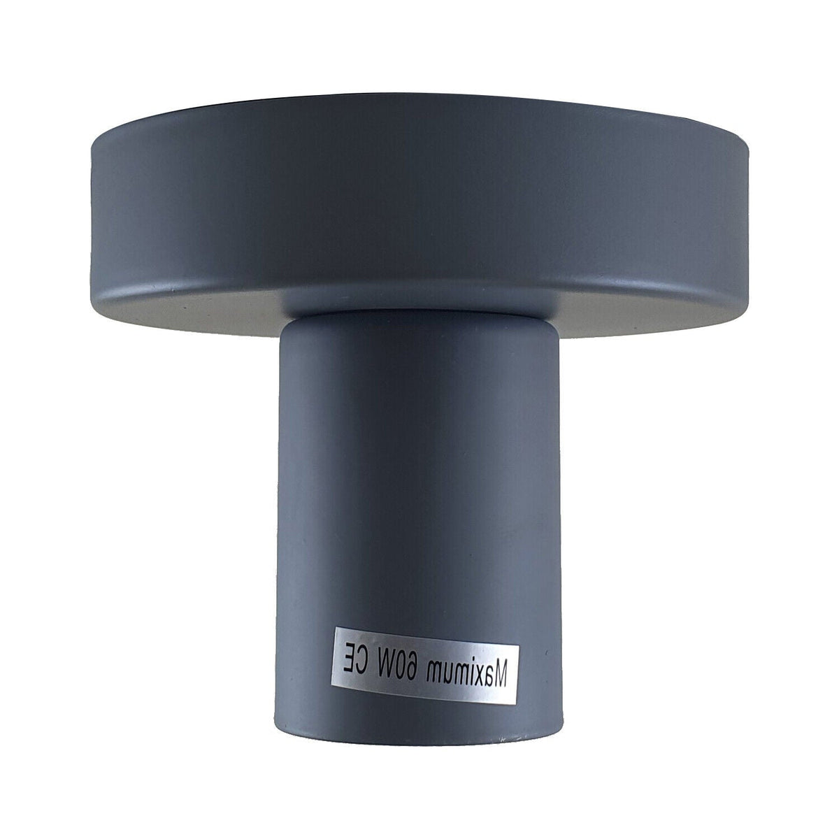 Flush Ceiling Lamp Holder – E27, 7 Colours, Optional Cage & Bulb - photo 6
