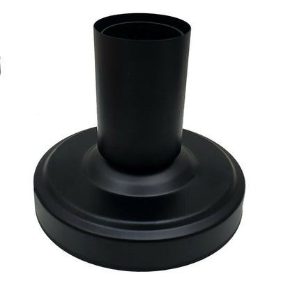Flush Ceiling Lamp Holder – E27, 7 Colours, Optional Cage & Bulb - Black, No Shade 108 mm Rose, Without Bulb