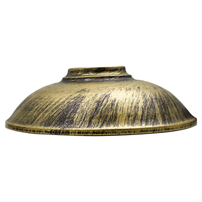 Rustic Saucer Lamp Shade 24 cm – Easy Fit, 6 Finishes - photo 13