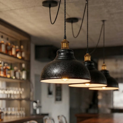 Swag Pendant Light – 2 m Twisted Cable, Ceiling Hook, Curvy Dome or Bulb - photo 7