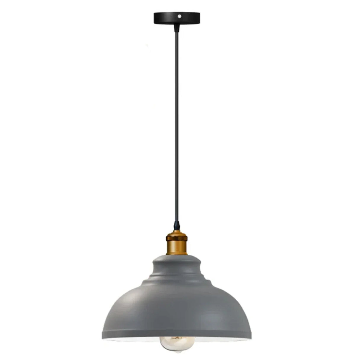 Curvy Dome Pendant Light – 21 or 29 cm Shade, Many Colours, E27 - photo 27