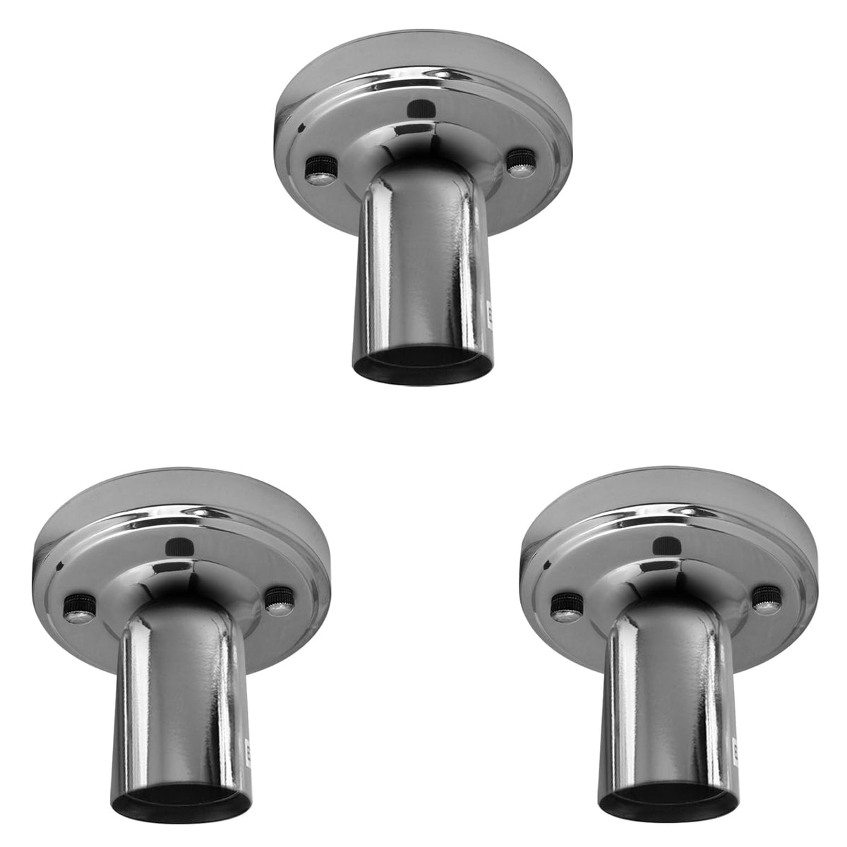 Flush Ceiling Lamp Holder – Metal, E27, 75 or 108 mm Plate - photo 7