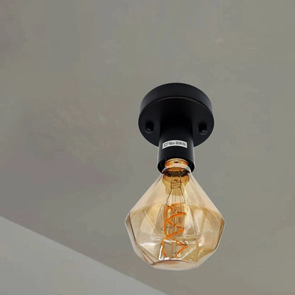 Vintage Spiral Filament LED Bulbs E27 – Globe, Diamond, Heart, Star & Tube - photo 11