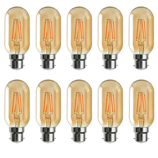Vintage Spiral Filament LED Bulbs E27 – Globe, Diamond, Heart, Star & Tube - photo 12