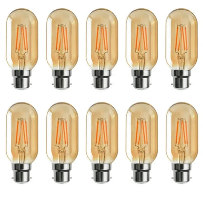 Vintage Spiral Filament LED Bulbs E27 – Globe, Diamond, Heart, Star & Tube - photo 12