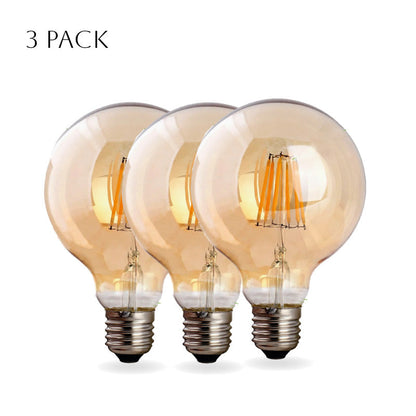 Vintage Spiral Filament LED Bulbs E27 – Globe, Diamond, Heart, Star & Tube - photo 15