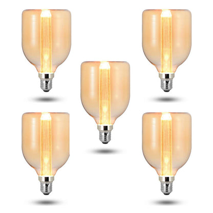 Vintage Spiral Filament LED Bulbs E27 – Globe, Diamond, Heart, Star & Tube - photo 19